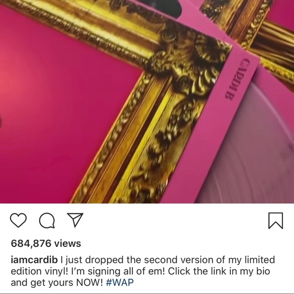 Cardi B Megan Thee Stallion WAP Signed Picture Dis - Picture 5 of 6